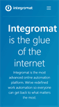 Mobile Screenshot of integromat.com